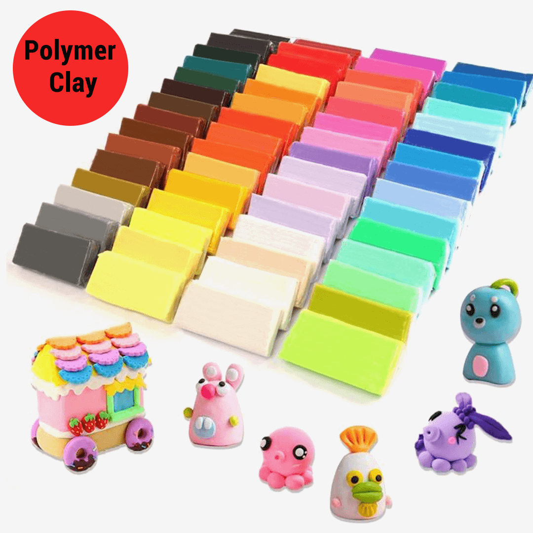 Polymer Clay Oven Bake Modeling Clay & Dough In Different 36 Colors125 Gram