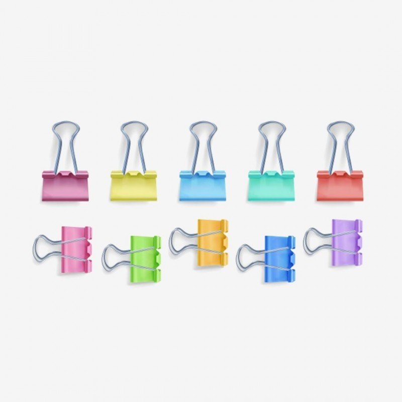 paper-binder-clips-multicolor-set-of-30