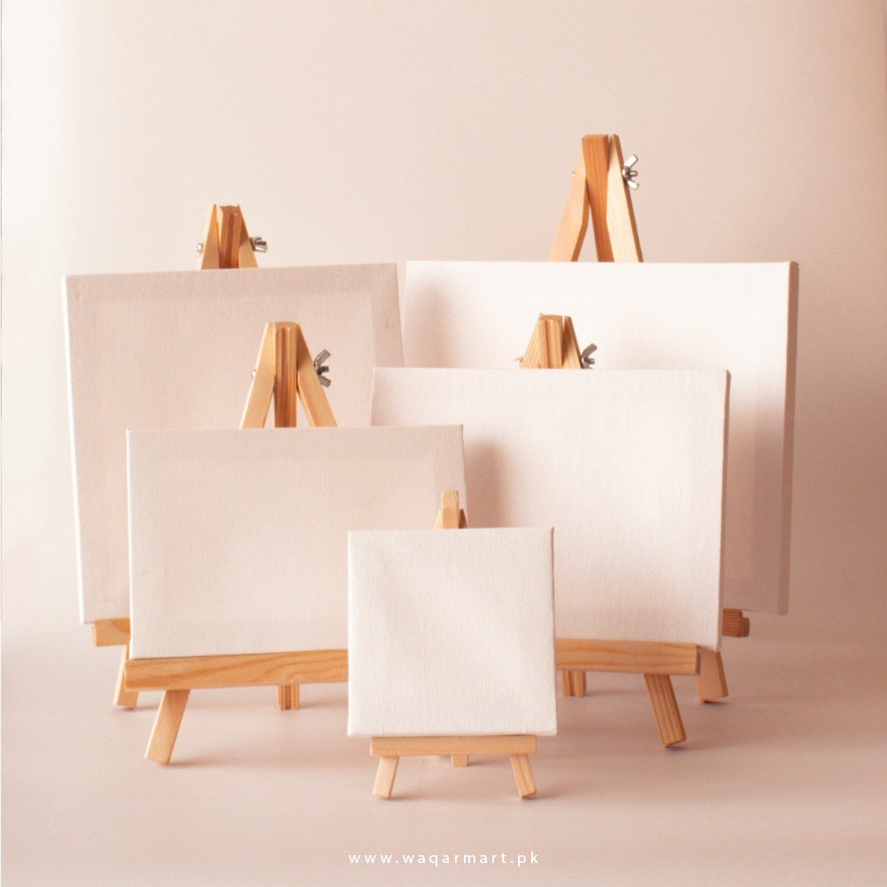 Mini Canvas With Wooden Stand