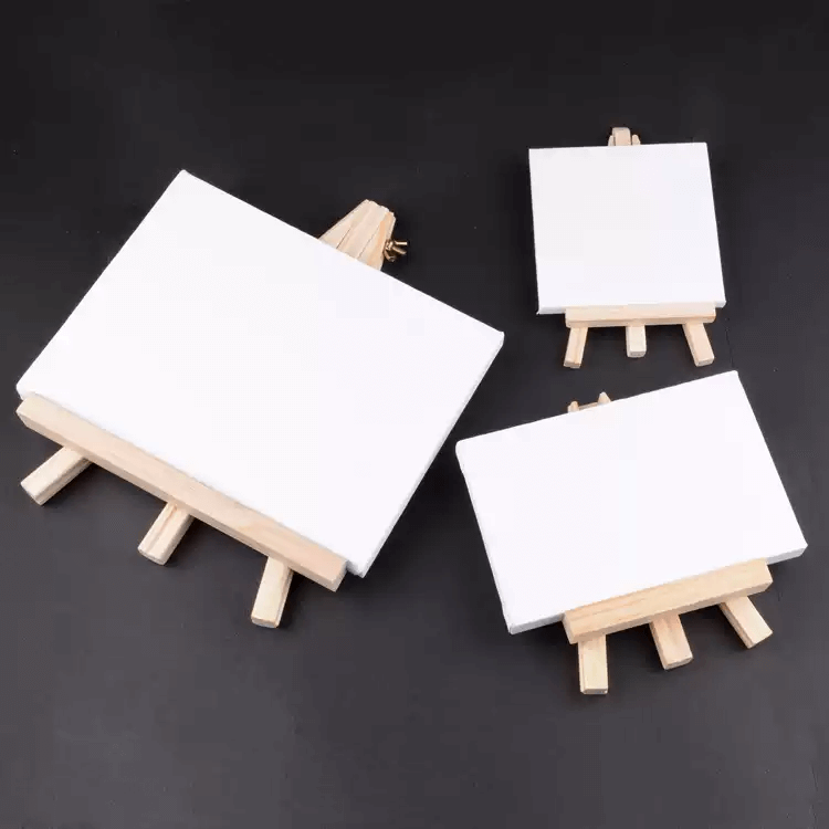 Mini Canvas With Wooden Stand