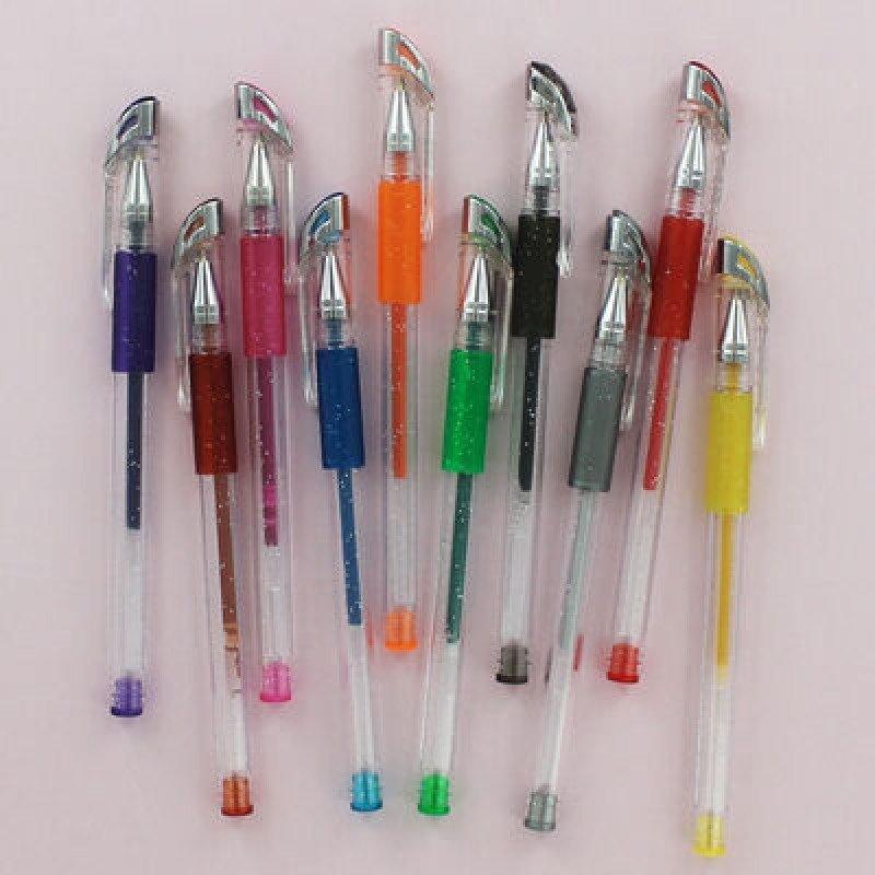 Glitter Ballpoint Pen Pack Of 12