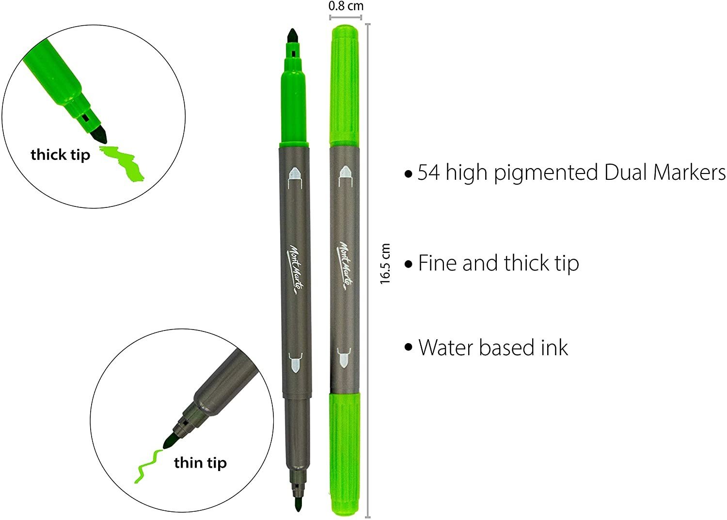 Dual Tip Markers – Mont Marte Global