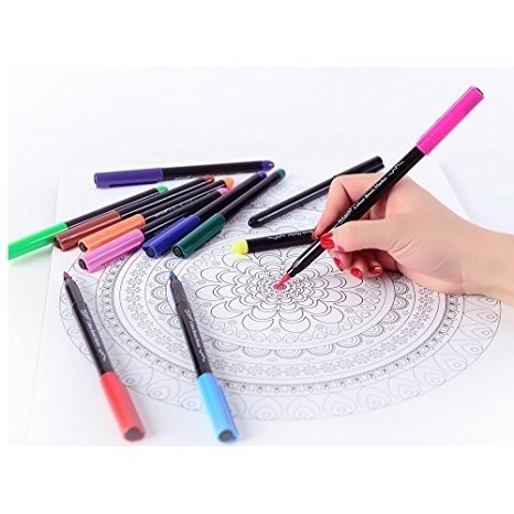 Mont Marte Adult Colouring Brush Markers 12