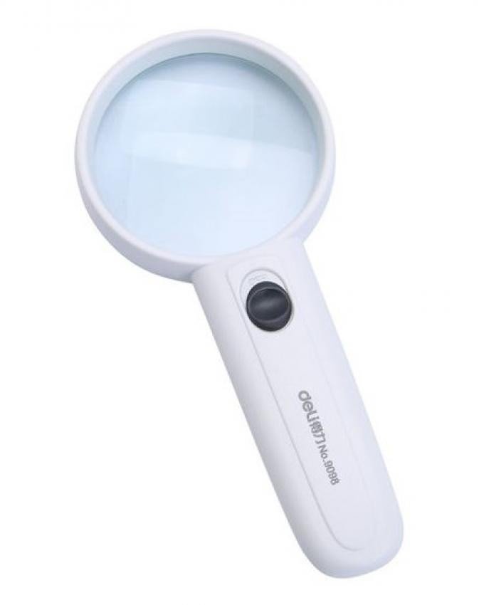 Deli Magnifier 60mm With LED 9098