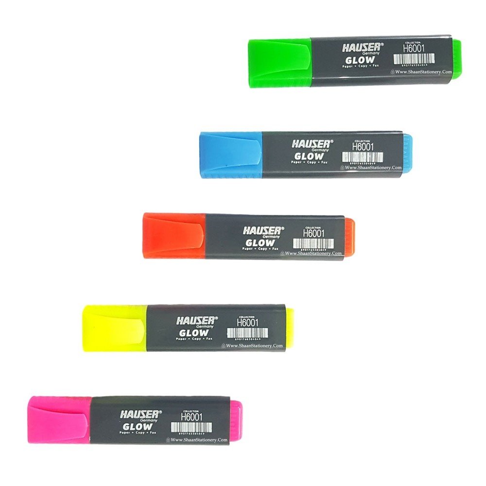 Fine Tip Plastic Hauser Glow Highlighter Marker