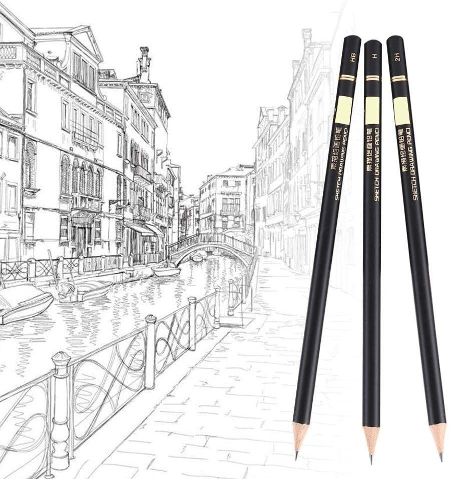 Professional Sketching Pencils Set 29 Pcs