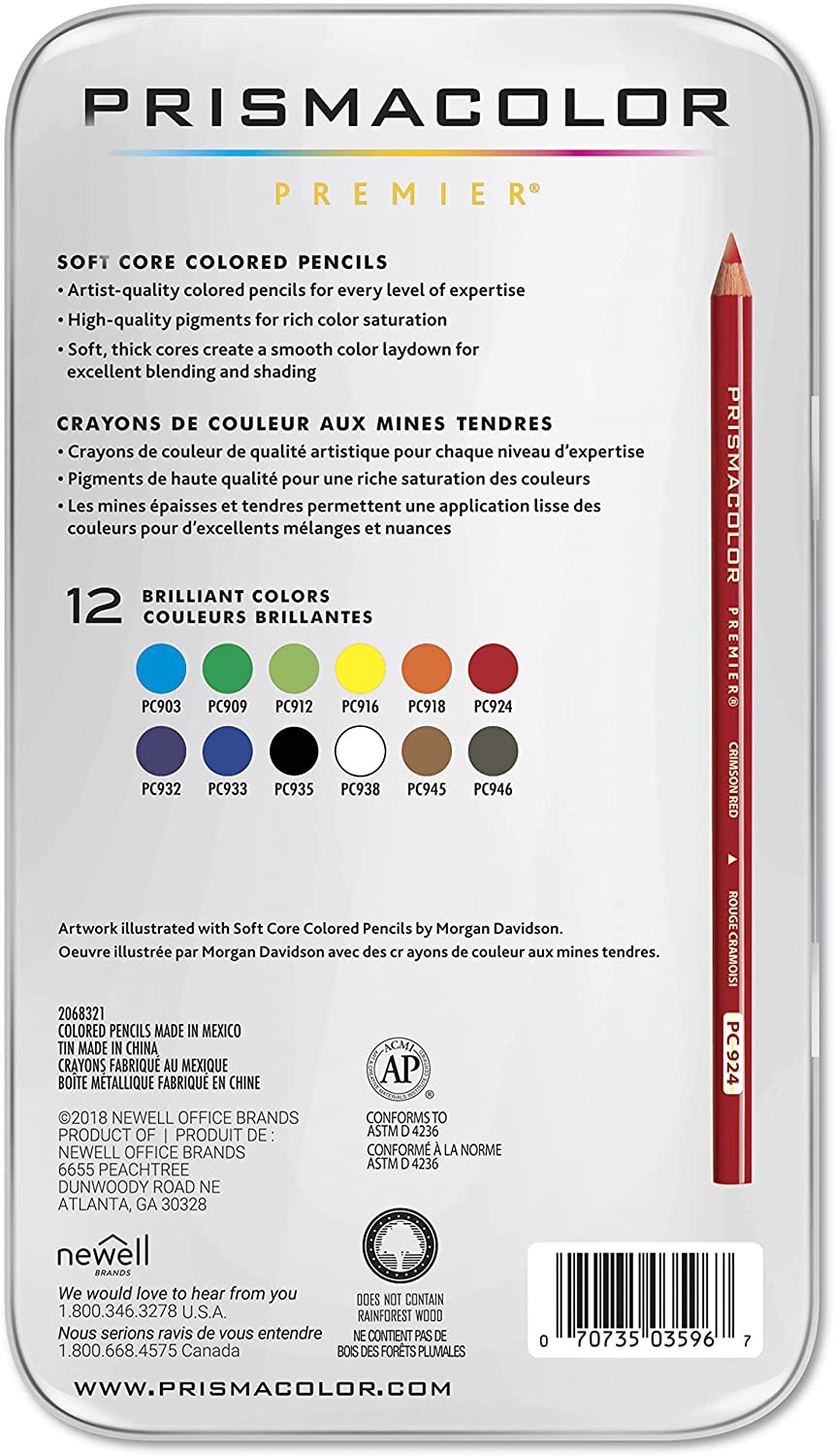 Prismacolor Premier Colored Pencils - Set of 24