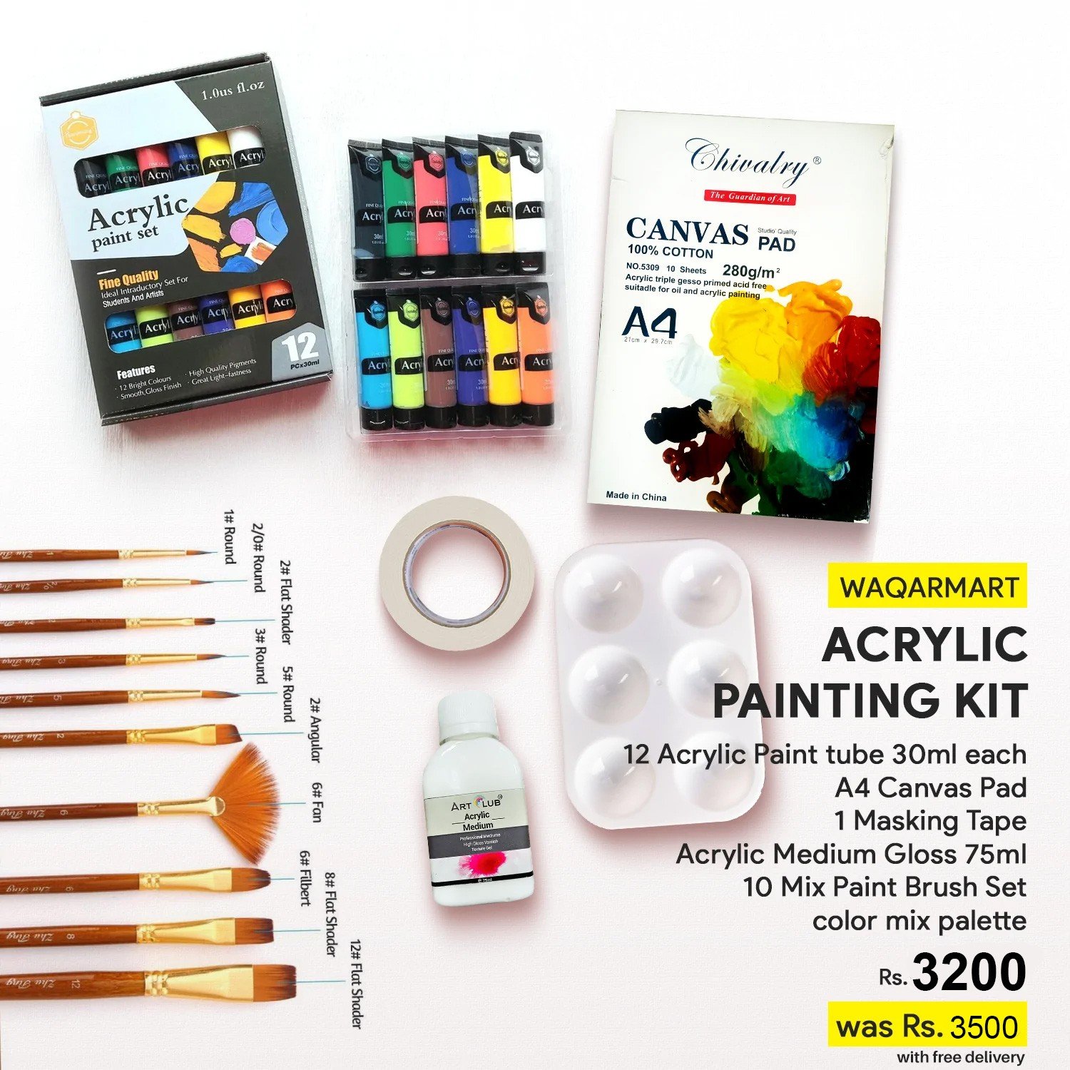 Acrylic Painting Kit For Beginners