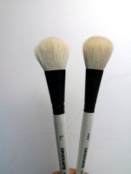 Daler Rowney Graduate Oval Wash Brush White Goat Hairs