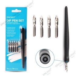 Sinoart Oblique Calligraphy Pen Set 6pcs