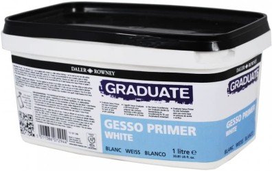 Daler Rowney Graduate White Gesso Primer – 1 Litre Box