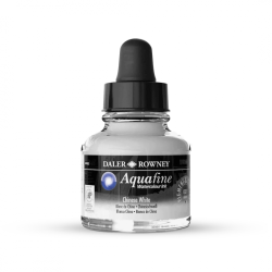 Daler Rowney Aquafine Watercolour Ink – Chinese White 30ML