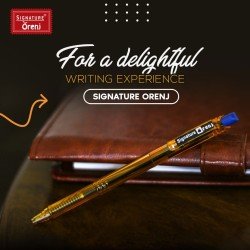 Signature Orenj BallPoint Pen Mix Pack Of 12