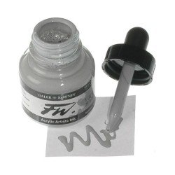 Daler Rowney FW Acrylic Artist Ink – Silver 30ML