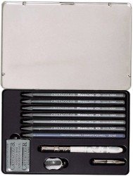 Cretacolor Woodless Graphite Pencil Set of 11 Pcs