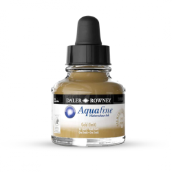 Daler Rowney Aquafine Watercolor Ink – Gold 30ML