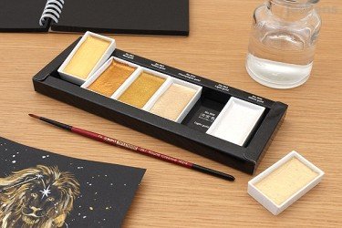 ZIG Kuretake Gansai Tambi Starry colors 6Pcs set