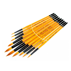 Keep Smiling  Round Brush Pack Of 10