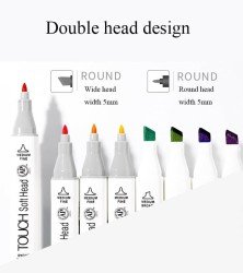 Superior Alcohol Art Marker Brush Pen Dual Head