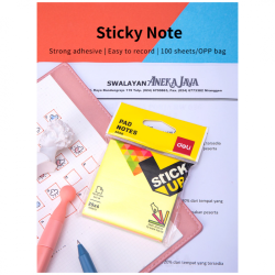 Deli Sticky Notes 100 Sheets 4 Color EA01303