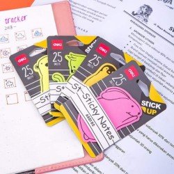 Deli Sticky Notes EA55102 Neon Colors