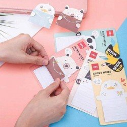 Deli Shaped Sticky Notes 4 Neon Color EA55202