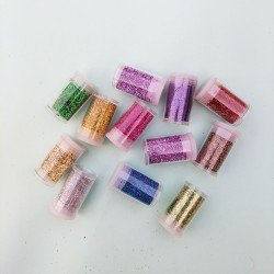 Glitter Powder For Diy Art And Craft Pack Of 12
