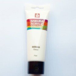 Sakura Acrylic Gesso Medium Tube – 75ML
