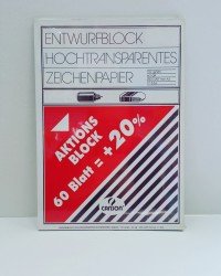 Canson Aktions Block 90gsm-95gsm 60sheets