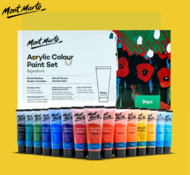 Mont Marte Acrylic Paints Signature Set 24 X75ml