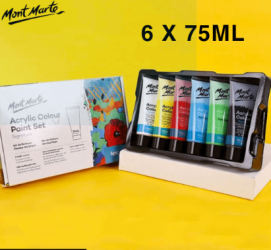 Mont Marte Acrylic Paints Signature Set 6 X75ml
