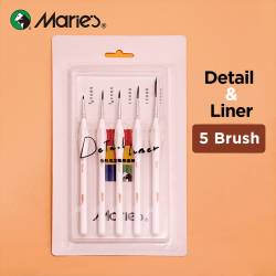 Maries Detail Liner Brush For Painting Set of 5