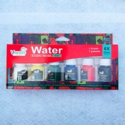 Vneeds Watercolor Paint For Beginner 6pcs 25ml