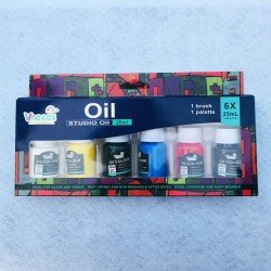 Vneeds Oil Paint For Beginner 6pcs 25ml