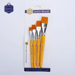 Keep Smiling Artist Brush Flat Pack Of 4