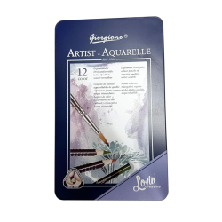 Giorgione Artist Aquarelle Water Soluble Color Pencil Pack Of 12