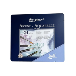 Giorgione Artist Aquarelle Water Soluble Color Pencil Pack Of 24