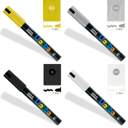 Ulebbe Permanent Acrylic Paint Markers