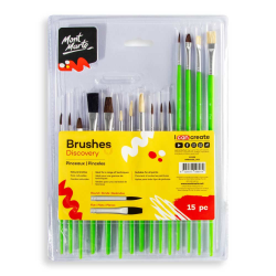 Mont Marte Discovery Brushes Set Of 15