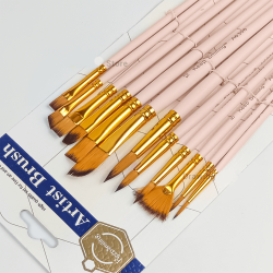 Keep Smiling Mix Artist Paint Brush Pack Of 12