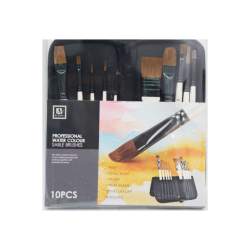 Art Nation Professional WaterColor Sable Brushes Set Of 10