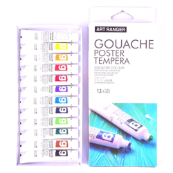 Art Rangers Gouache Color Paint Set Of 12 x12ml