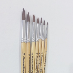 Thailaemthong Synthetic Hair Round Brushes