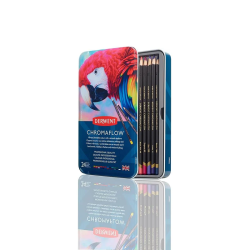 Derwent Chromaflow Color Pencils 24 Tin