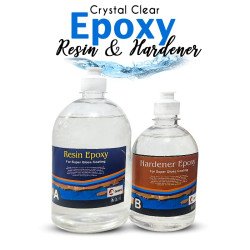 Crystal Clear Epoxy Resin & Hardener 1.5kg