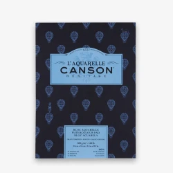 Canson Heritage Watercolor Pad Hot Pressed Rough 300gsm 26x36cm