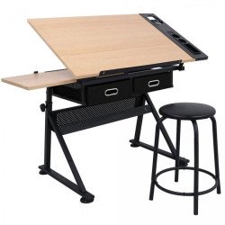 SINOART DRAWING TABLE WITH STOOL 60X86CM SFE0193