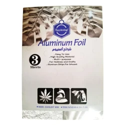 Keep Smiling Aluminium Foil Silver 3pcs